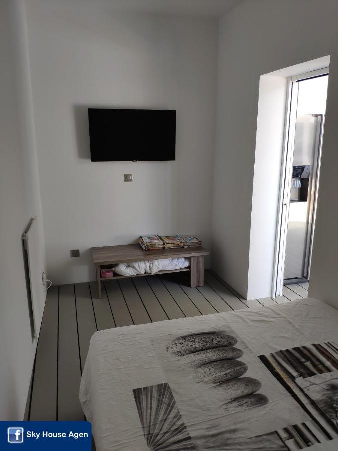 Piscine Chauffee Et Spa Jacuzzi Privatif Terrasse Sans Vis A Vis ,,,Sky House Agen,,, المظهر الخارجي الصورة